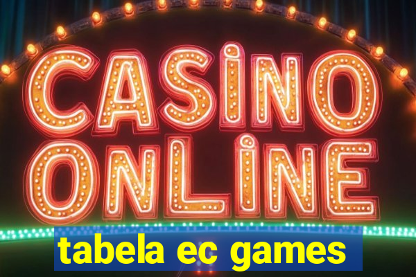 tabela ec games